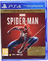 jeu ps4 marvel's spider-man edition game of the year