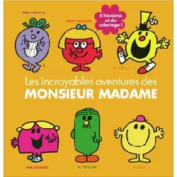 livre les incroyables aventures des monsieur madame