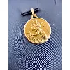 pendentif métaille saint christophe or 750 millième (18 ct) 2,67g