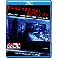 blu-ray paranormal activity