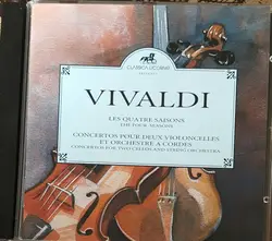 cd antonio vivaldi - les 4 saisons concerto pour 2 violoncelles et orchestre a cordes (1994)