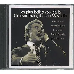 cd compilation les plus belles voix de la chanson française: au