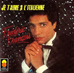 cd frédéric françois je t'aime a l'italienne (1989, cd)