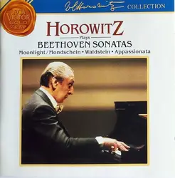 cd horowitz, beethoven - horowitz plays beethoven sonatas - moonlight/mondschein - waldstein - appassionata (1990)