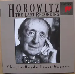 cd horowitz, chopin · haydn · liszt · wagner - the last recording (1986)