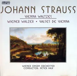 cd johann strauss - wiener opern orchester conductor: peter falk - vienna waltzes = wiener walzer = valses de vienna