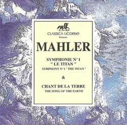 cd mahler - symphonie n° 1  (1992)
