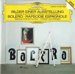 cd mussorgsky · ravel – berliner philharmoniker · herbert von karajan - bilder einer ausstellung = pictures at an exhibition = tab