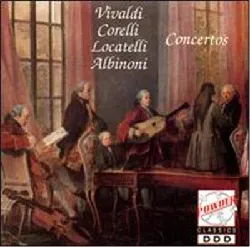 cd vivaldi*, corelli*, locatelli*, albinoni*, orchestre académique de vienne* direction ludwig kinsky concertos