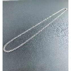 chaîne argent maille gourmette argent 925 millième (22 ct) 2,74g