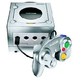 console nintendo gamecube dol-001 silver