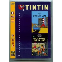dvd tintin - objectif lune + on a marché sur la lune