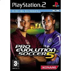 jeu ps2  pro evolution soccer 5