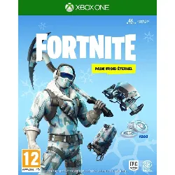 jeu xbox one  fortnite pack froid éternel
