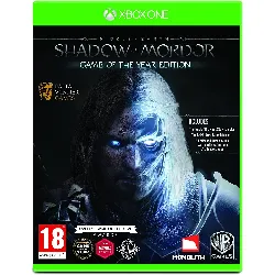 jeu xbox one middle earth shadow of mordor game of the year edition (import uk)