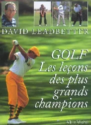 livre golf les leçons des plus grands champions