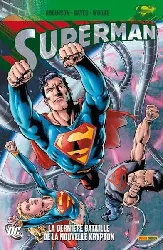 livre superman la dernière bataille de nouvelle krypt