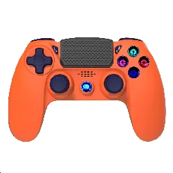 manette ps4 freaks and geeks sans fil orange/bleue avec prise jack