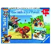 puzzle ravensburger - 3 puzzles pat' patrouille (3x49 pièces)