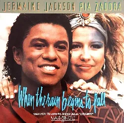 vinyle jermaine jackson pia zadora when the rain begins to fall