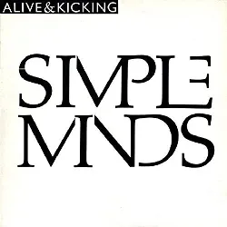 vinyle simple minds - alive kicking (1985, vinyl)