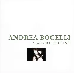 cd andrea bocelli viaggio italiano (1995)