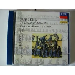 cd henry purcell - te deum & jubilate - funeral music - anthems (1991)