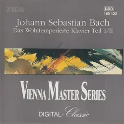 cd johann sebastian bach - das wohltemperierte klavier teil 1/ii (1991)