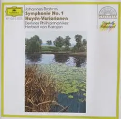 cd johannes brahms, berliner philharmoniker, herbert von karajan - symphonie no 1 (1988)