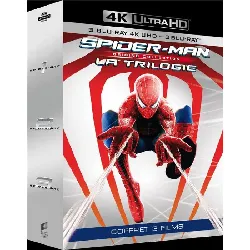 coffret blu-ray spider-man origins collection la trilogie 4k ultra hd