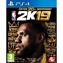 jeu ps4 nba 2k19 20ème edition anniversaire