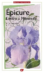 livre lettre ménécée