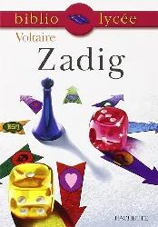 livre zadig voltaire