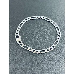bracelet gourmette argent maille figaro argent autre 10,19g