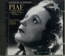 cd piaf - 1936 - 1945 volume. 2 (les étoiles de la chanson) (1996)