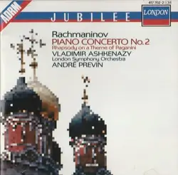 cd rachmaninov – vladimir ashkenazy, london symphony orchestra / andré previn - piano concerto no. 2 - rhapsody on a theme of paga