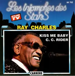 cd ray charles - kiss me baby / c. c. rider (1989)