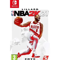 jeu switch nba 2k21 - lillard