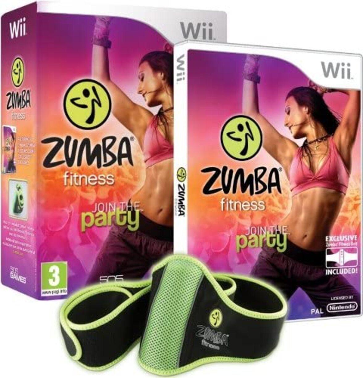 Jeu Wii Zumba fitness : join the party + ceinture [import anglais]