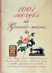 livre 1001 secrets de grands - mères