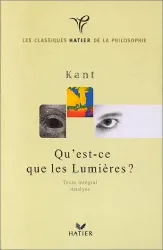 livre qu'est-ce que les lumières ?, emmanuel kant