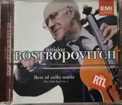 cd mstislav rostropovich - best of cello music  (2000)