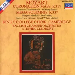 cd wolfgang amadeus mozart, english chamber orchestra, the king's college choir of cambridge, stephen cleobury - coronation mass, 