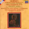 cd wolfgang amadeus mozart, english chamber orchestra, the king's college choir of cambridge, stephen cleobury - coronation mass, 