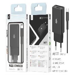 chargeur embout secteur basic wilson avec cable type c  - 1m- 2,4a - a6177 -  1 ports - noir