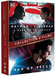 dvd batman vs superman / man of steel - coffret 2 films -  - dc comics