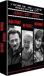 dvd hallyday - mitchell - dutronc - coffret : salaud, on t'aime + + l'aventure c'est l'aventure + un printemps à paris + à nous de