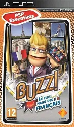 jeu psp buzz ! le plus malin des français - essentials psp