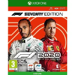 jeu xbox one  f1 2020 seventy edition