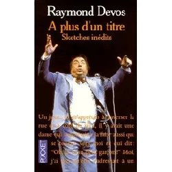 livre à plus d'un titre